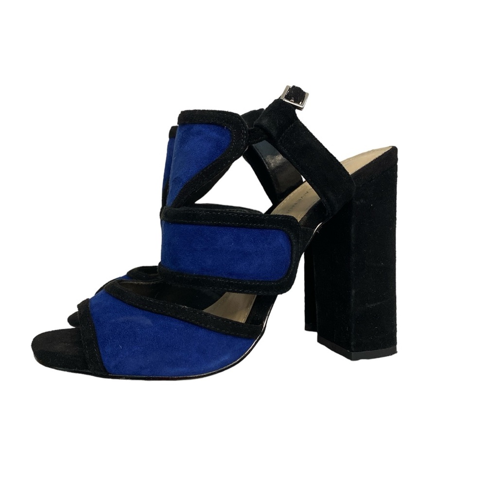 Saks Fifth Avenue Women's Shoes Carissa Size 6.5 M Cobalt Blue & Black S…